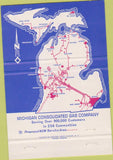 Matchbook Cover - Michigan Consolidated Gas MI 40 Strike