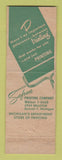 Matchbook Cover - Safran PrintingDetroit MI