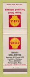 Matchbook Cover - Shell oil gas Terry's Frankfort MI