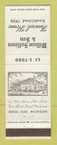 Matchbook Cover - William Sullivan & Son Funeral Home Royal Oak MI