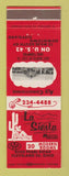 Matchbook Cover - La Siesta Motel Cleveland OH