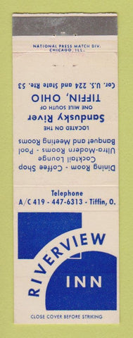 Matchbook Cover - Riverview Inn Tiffin OH