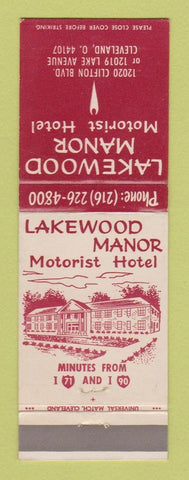 Matchbook Cover - Lakewood Manor Motor Hotel Cleveland OH