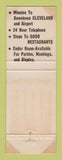 Matchbook Cover - Lakewood Manor Motor Hotel Cleveland OH