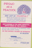 Matchbook Cover - Universal Match Clyde Mayes Dallas TX 40 Strike