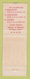 Matchbook Cover - Cottage Restaurant New York City