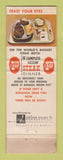 Matchbook Cover - Bonanza Sirloin Pits Middletown NJ WEAR