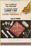 Matchbook Cover - Universal Match Lee Corbett Los Angeles CA 40 Strike