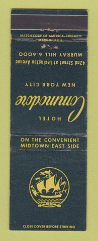 Matchbook Cover - Hotel Commodore New York City