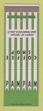 Matchbook Cover - Pampam San Francisco CA Coffee Shop
