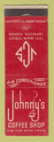 Matchbook Cover - Johnny's Coffee Shop Sarasota FL