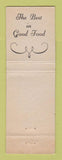 Matchbook Cover - Johnny's Coffee Shop Sarasota FL