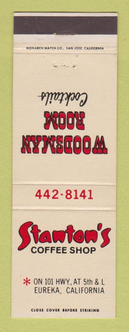 Matchbook Cover - Stanton's Coffee Shop Eureka CA