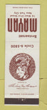 Matchbook Cover - Restaurant Mayan New York City