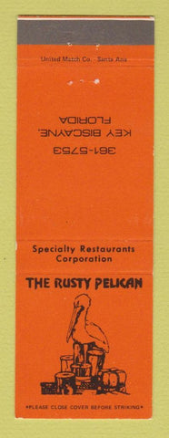 Matchbook Cover - Rusty Pelican Key Biscayne FL