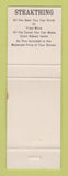 Matchbook Cover - Steak Thing Restaurant Miami FL Fort Lauderdale WEAR
