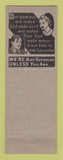 Matchbook Cover - Cadams Auto Repair oil gas Superior NE