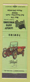 Matchbook Cover - Lawley Auto Wrecking Rail Road Flat CA
