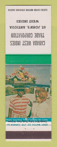 Matchbook Cover - Canada West Indies Trade Corp St John's Antigua