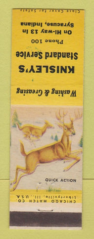 Matchbook Cover - Knisley's Standard oil gas Syracuse IN