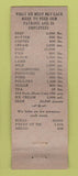 Matchbook Cover - Pete's Cafe Traverse City MI