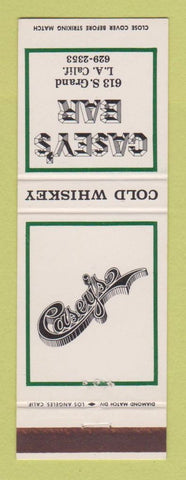 Matchbook Cover - Casey's Bar Los Angeles CA
