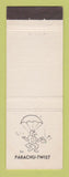 Matchbook Cover - Paris France Dance Series Parachu Twist Parachute