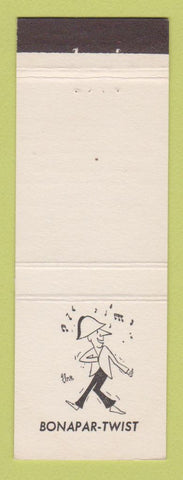 Matchbook Cover - Paris France Dance Series Bonapar Twist Napoleon Bonaparte