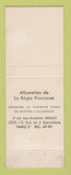 Matchbook Cover - Paris France Dance Series Bon Appe Twist
