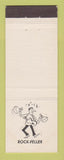 Matchbook Cover - Paris France Dance Series Rock Feller