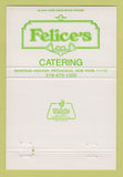 Matchbook Cover - Felice's Catering Patchogue NY 40 Strike