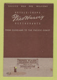 Matchbook Cover - US Army postcard Fred Harvey WEAR 40 Strike