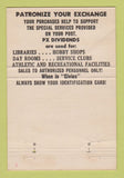 Matchbook Cover - US Army Infantry Center Fort Benning GA WEAR 40 Strike