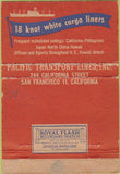 Matchbook Cover - Pacific Transport Lines San Francisco CA 40 Strike