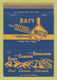 Matchbook Cover - Fort Carson Exchange Military Colorado 40 Strike