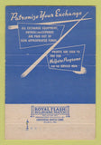 Matchbook Cover - Fort Carson Exchange Military Colorado 40 Strike