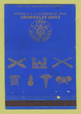 Matchbook Cover - US Army Camp Atterbury IN postcard 40 Strike