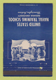 Matchbook Cover - US Naval Training Indiana University Bloomington IN 40 Strike
