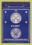 Matchbook Cover - US Naval Receiving Station Newport News VA 40 Strike
