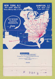 Matchbook Cover - Cranel Herndon Trucking Hampton SC WEAR 40 Strike