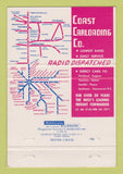 Matchbook Cover - Coast Carloading Trucking Portland Eugene OR Tacoma 40 Strike