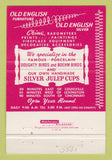 Matchbook Cover - Wakefield Scearce Galleries Shelbyville KY furniture 40 Strike