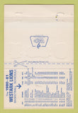 Matchbook Cover Westark Lions Fort Smith AR Miller Beer schedule 1980 40 Strike