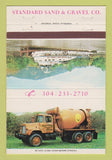 Matchbook Cover - Standard Sand Gravel concrete Wheeling WV 40 Strike