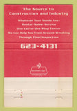 Matchbook Cover - Center Rental Sales Denver Colorado  40 Strike
