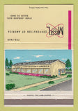 Matchbook Cover - Missel Corp of America Euclid OH ammunition missiles 40 Strike
