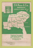 Matchbook Cover - FH Ross Columbus OH Chemical 40 Strike