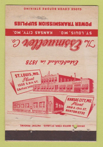 Matchbook Cover - Essmueller Transmission Supply Kansas City MO WEAR 40 Strike
