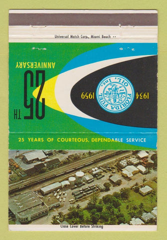 Matchbook Cover - Florida Fuel Oil 1959 Miami FL 40 Strike