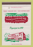 Matchbook Cover - Farmers Hail Insurance Des Moines IA 40 Strike